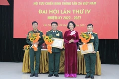 [Photo] Đại hội Hội Cựu chiến binh Thông tấn xã Việt Nam lần thứ IV