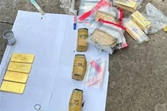 Tang vật vụ án. (Ảnh: TTXVN phát)