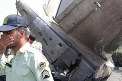 Phần còn lại của máy bay chiến đấu gặp nạn. (Nguồn: pmnewsnigeria.com)