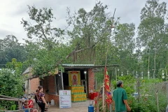 Gia đình lo hậu sự cho hai cháu. (Nguồn: congan.com.vn)