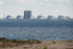 Toàn cảnh nhà máy điện hạt nhân Zaporizhzhia ở Enerhodar, miền Đông Ukraine, ngày 27/4/2022. (Ảnh: AFP/TTXVN)