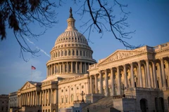 Tòa nhà Quốc hội Mỹ ở Washington, DC. (Ảnh: AFP/TTXVN)