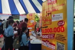 Các ứng viên tham gia Chương trình “Tiếp sức người lao động và Sàn giao dịch việc làm”. (Nguồn: vov.vn)