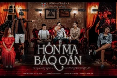 Banner vở kịch "Hồn ma báo oán" của Sân khấu kịch Phú Nhuận. (Nguồn: Sân khấu kịch Phú Nhuận)