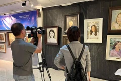 Triển lãm trưng bày hơn 60 bức tranh về chân dung phụ nữ. (Nguồn: baoquocte.vn)