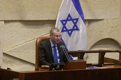 Ông Yariv Levin phát biểu tại phiên họp Quốc hội Israel ở Jerusalem ngày 7/6/2021. (Ảnh: AFP/TTXVN)