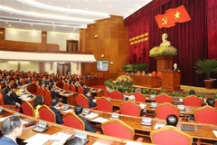 Toàn cảnh Hội nghị lần thứ sáu Ban Chấp hành Trung ương Đảng Cộng sản Việt Nam khóa XIII. (Ảnh: Trí Dũng/TTXVN)