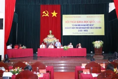 Quang cảnh Hội thảo. (Ảnh: Hoa Mai/TTXVN)