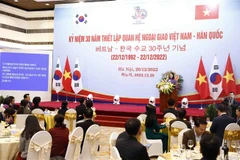 Quang cảnh buổi lễ. (Ảnh: An Đăng/TTXVN)