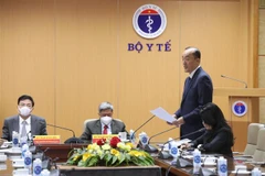 Tiến sỹ Kidong Park, Trưởng đại diện Tổ chức Y tế Thế giới (WHO) tại Việt Nam trong một buổi làm việc tại Bộ Y tế. (Ảnh: Minh Quyết/TTXVN)