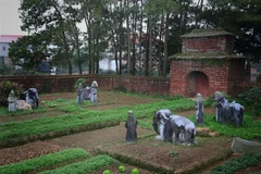 Di tích lịch sử-văn hóa quốc gia Lăng đá Bầu, Bắc Giang. (Ảnh: Danh Lam/TTXVN)