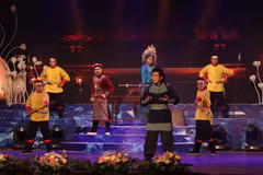 22 đơn vị nghệ thuật với 27 vở diễn nhiều chủ đề khác nhau tham gia Liên hoan Cải lương toàn quốc 2021.(Ảnh: Thu Hươn/TTXVN)