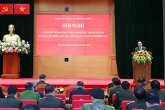 Chủ tịch nước Nguyễn Xuân Phúc phát biểu. (Ảnh: Phạm Kiên/TTXVN)