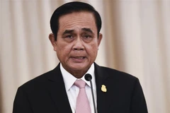 Đại tướng Prayut Chan-o-cha phát biểu họp báo ở Bangkok. (Ảnh: AFP/TTXVN)