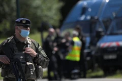 An ninh Pháp tại hiện trường vụ tấn công. (Nguồn: AFP)