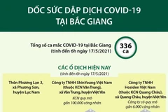 [Infographics] Dốc sức dập dịch COVID-19 tại Bắc Giang