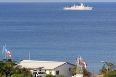 Căn cứ của Liên hợp quốc ở thị trấn Naqura, miền Nam Liban. (Nguồn: Reuters)