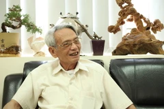 Nhà báo Đỗ Phượng - nguyên Tổng Giám đốc Thông tấn xã Việt Nam. (Ảnh: Doãn Đức/Vietnam+)