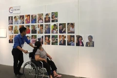 Triển lãm kéo dài đến hết ngày 23/4 tại Bảo tàng Phụ nữ Việt Nam. (Ảnh: Linh Chi/Vietnam+)