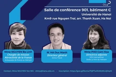 Các diễn giả tham dự hội thảo. (Nguồn: Vietnam+)