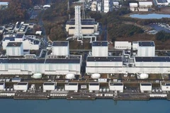 Toàn cảnh nhà máy điện hạt nhân Fukushima Daiichi ở Đông Bắc Nhật Bản. (Nguồn: Kyodo/TTXVN)