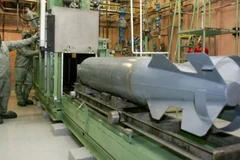 Quân đội Nga tiêu hủy vũ khí hóa học nạp trong bom. (Nguồn: TASS)