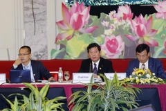 Thứ trưởng Bộ Văn hóa, Thể thao và Du lịch Huỳnh Vĩnh Ái phát biểu. (Ảnh: Văn Điệp/TTXVN)