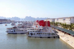 Bến tàu Cảng tàu khách quốc tế Tuần Châu. (Ảnh: Văn Đức/TTXVN)