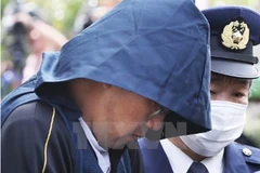Nghi phạm Shibuya Yasumasa tại Cơ quan cảnh sát Abiko ngày 15/4. (Nguồn: The Japan News/TTXVN)