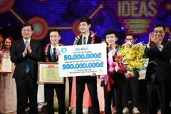 Trao giải cuộc thi ý tưởng sáng tạo khởi nghiệp sinh viên 2017