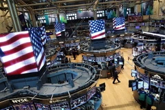 Sàn giao dịch thị trường chứng khoán New York. (Nguồn: AFP/ TTXVN)