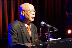 Ông Đào Minh Quang phát biểu tại buổi lễ ra mắt Quỹ. (Ảnh: Phạm Văn Thắng/Vietnam+)