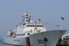  Tàu Badaro trong lần cập Cảng Tiên Sa hồi năm 2016. (Ảnh: Văn Sơn/TTXVN)