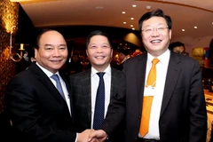 Thủ tướng Nguyễn Xuân Phúc với các đại biểu. (Ảnh: Thống Nhất/TTXVN)