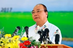 Thủ tướng Nguyễn Xuân Phúc phát biểu. (Ảnh: Thống Nhất/TTXVN)