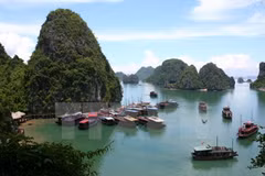 Kỳ quan thiên nhiên thế giới Vịnh Hạ Long. (Nguồn: TTXVN)