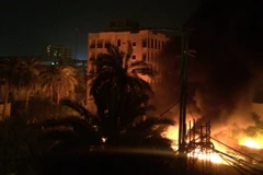 Hiện trường vụ đánh bom. (Nguồn: AP)