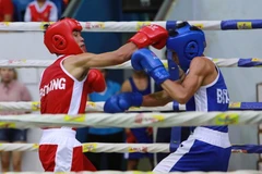 Các vận động viên tranh tài. (Ảnh: Dương Giang/TTXVN)