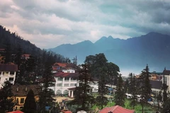 Một góc Sa Pa. (Ảnh: Nghiêm Đạt/Vietnam+)