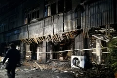 Nơi xảy ra vụ hỏa hoạn. (Nguồn: AP)