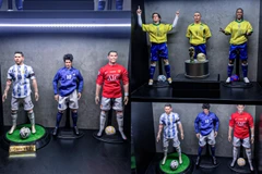 Người hâm mộ có thể sở hữu 'phiên bản mini' của các ngôi sao bóng đá như Messi, Ronaldo... trong mùa World Cup năm nay. (Ảnh: NVCC)