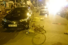 Hiện trường vụ tai nạn. (Ảnh: Cộng tác viên)