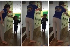 2 giáo viên trường mầm non Sen Vàng có thể còn phải chịu trách nhiệm hình sự với mức phạt lên tới 7 năm tù? (Ảnh cắt từ video)