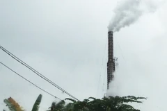 Những chiếc lò này ngày đêm nhả khói vào môi trường (Ảnh: PV/Vietnam+)