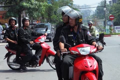 Từ 1/8, lực lượng cảnh sát cơ động sẽ tuần lưu từ ban ngày. (Ảnh: Cộng tác viên)