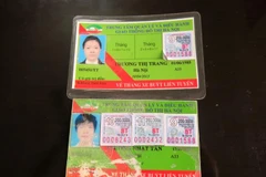 Nhân viên thiết kế đồ họa "sáng tạo" làm giả vé xe buýt tháng