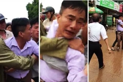 Khởi tố Vũ Quang Hữu về hành vi chống người thi hành công vụ. (Ảnh cắt từ video)