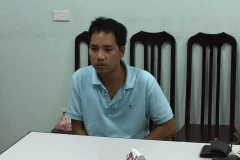 Đối tượng Nguyễn Văn Việt tại cơ quan điều tra. (Ảnh: Cơ quan chức năng cung cấp)