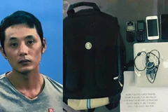 Đối tượng cùng tang vật (Ảnh: Cơ quan công an cung cấp)