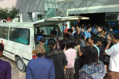 Người thân xác nhận nạn nhân vụ nổ bốt điện đã tử vong. (Ảnh: Cộng tác viên)